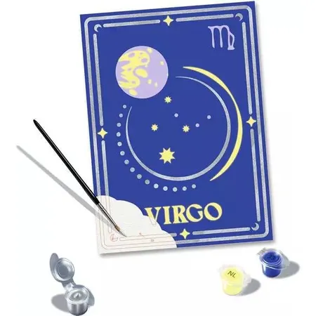 Ravensburger Malen nach Zahlen - Sternzeichen (Zodiac Sign) Jungfrau