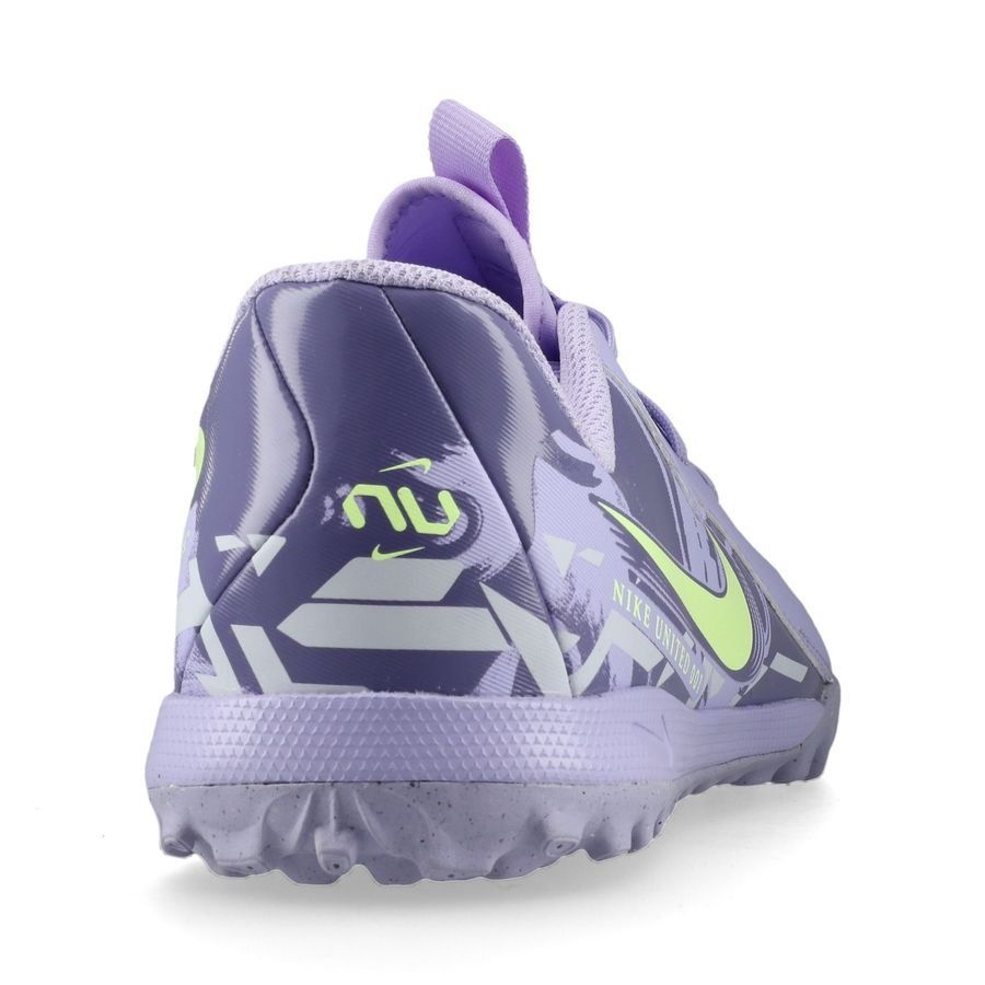 Nike Phantom GX II Academy TF United - Purple Agate/Jaune Fluo Enfant