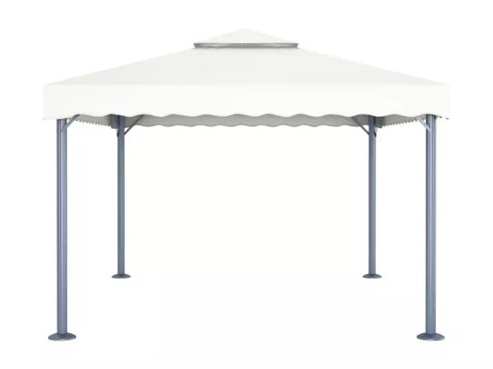 Tonnelle 400x300 cm Crème Aluminium