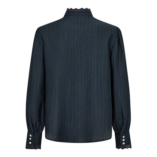 Co'Couture AngieCC Anglaise Skjorte, Navy, S