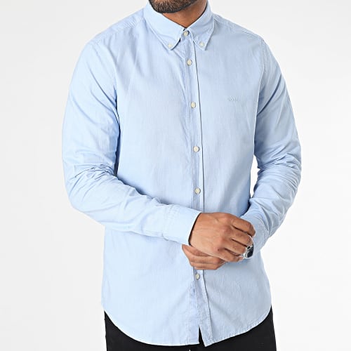 Chemise Manches Longues Rickert 50489341 Bleu Clair Chiné