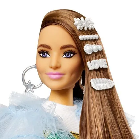 Barbie Extra Puppe im Regenbogenkleid