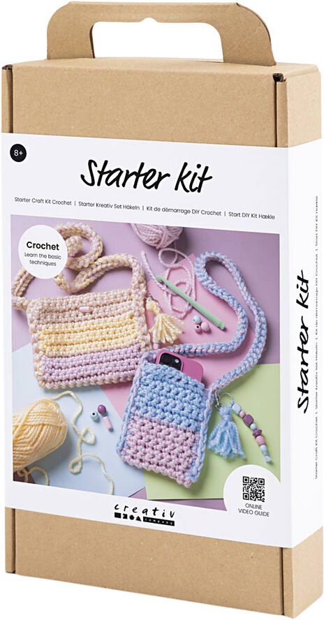 Creativ Company Start DIY Kit Hækle, Tasker