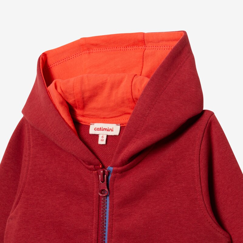 Cardigan bébé garçon tomette rouge Catimini Rouge