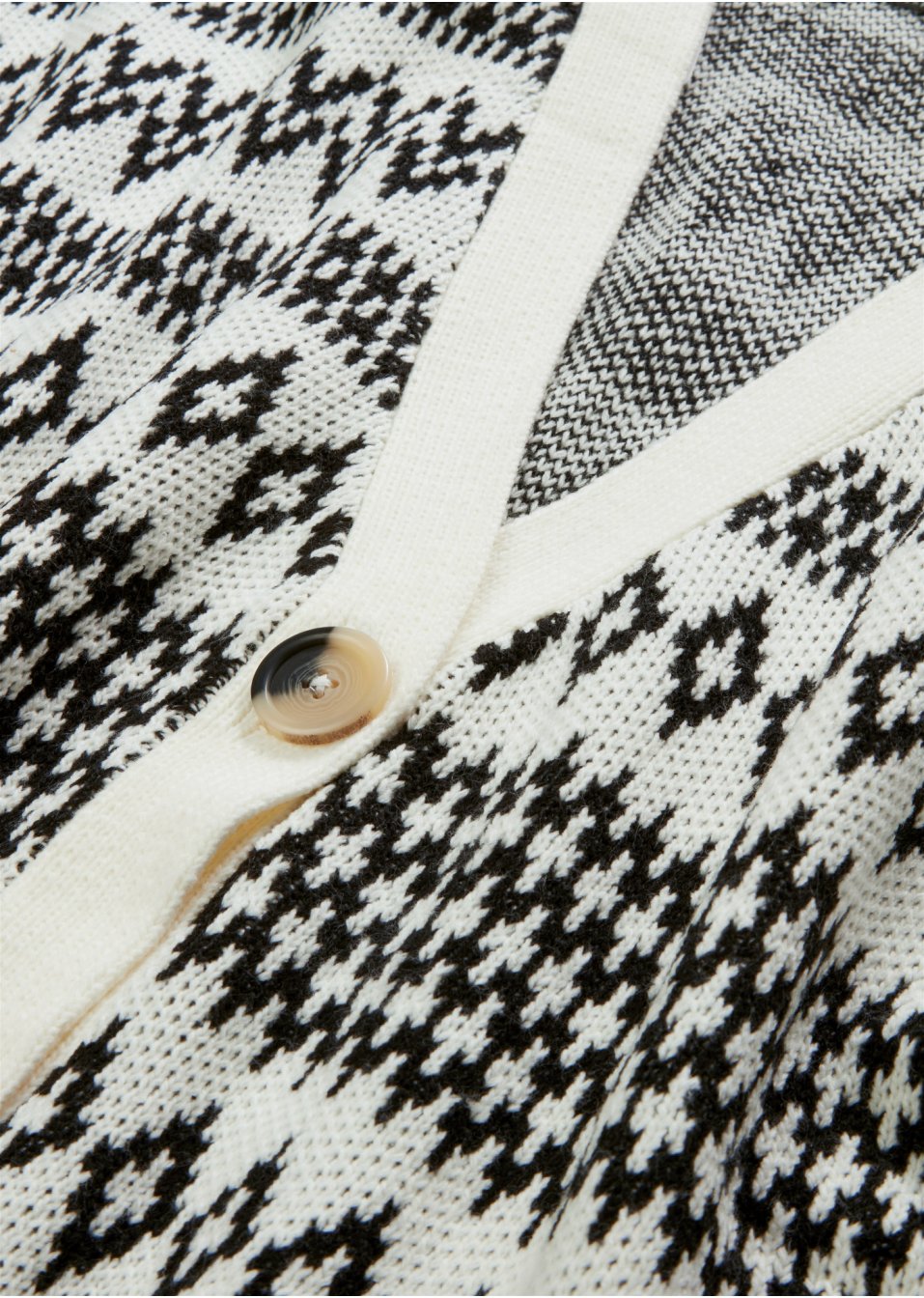 Gilet norvégien en maille avec boutons