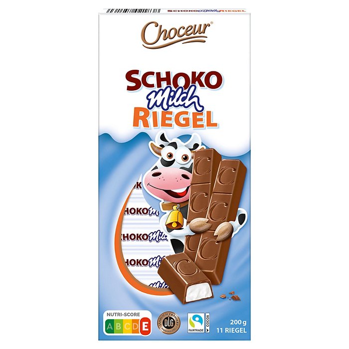 CHOCEUR Schoko Milch Riegel 200 g