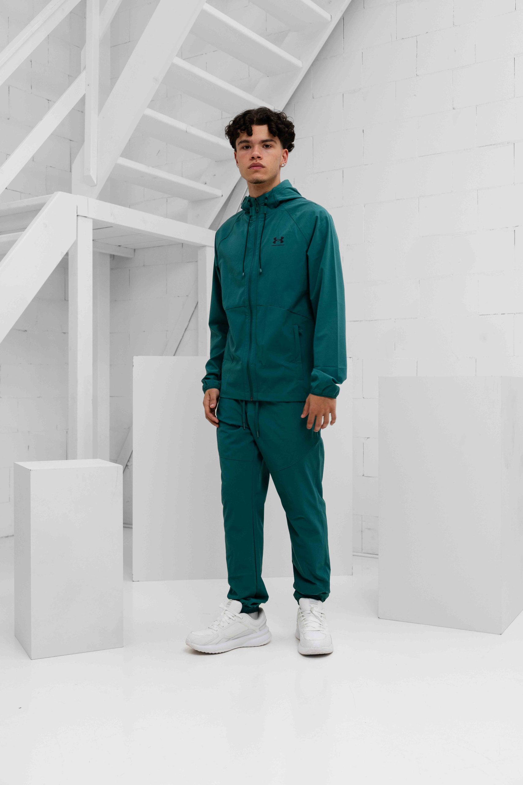 Under Armour Vibe Woven Trainingspak Heren Groen