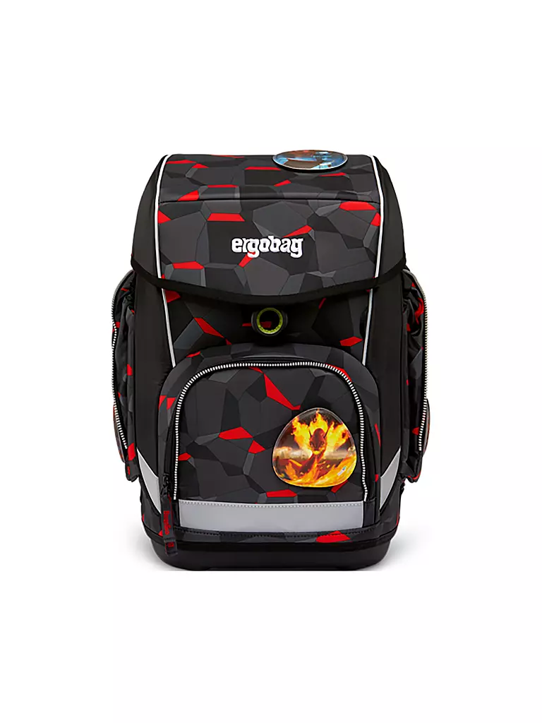 ERGOBAG Schultaschen Set 5tlg CUBO -  schwarz