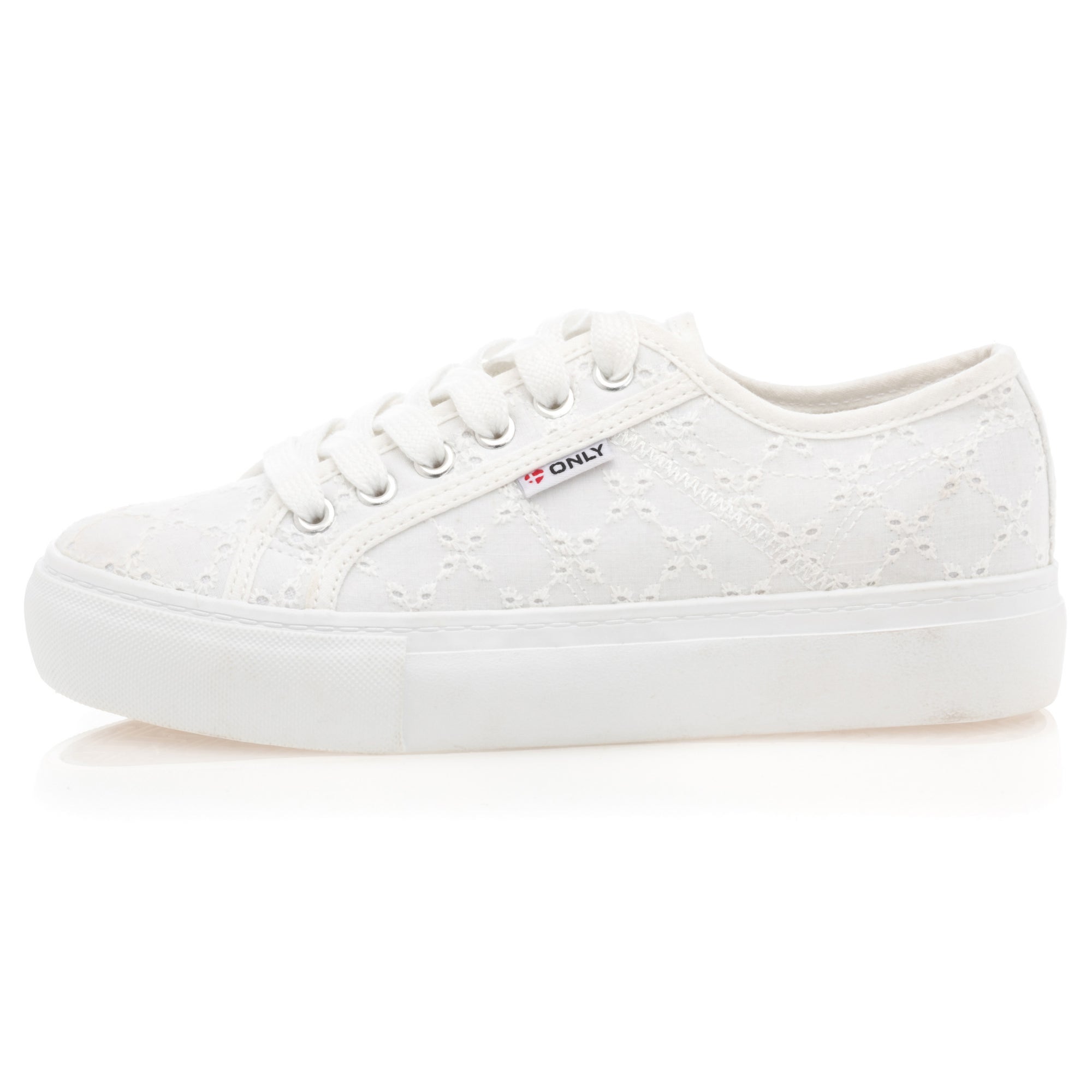 Baskets en toile Femme blanc