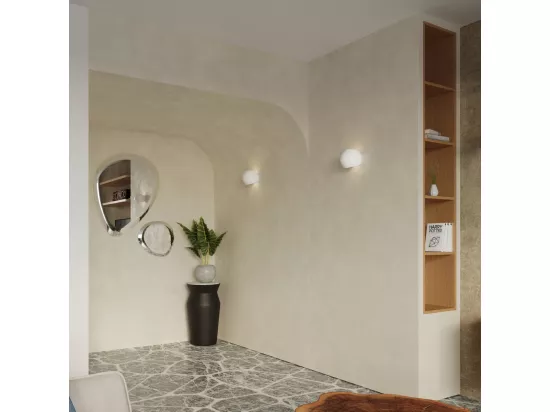Sollux Lighting Globe Applique murale haut et bas, blanc, 17 cm