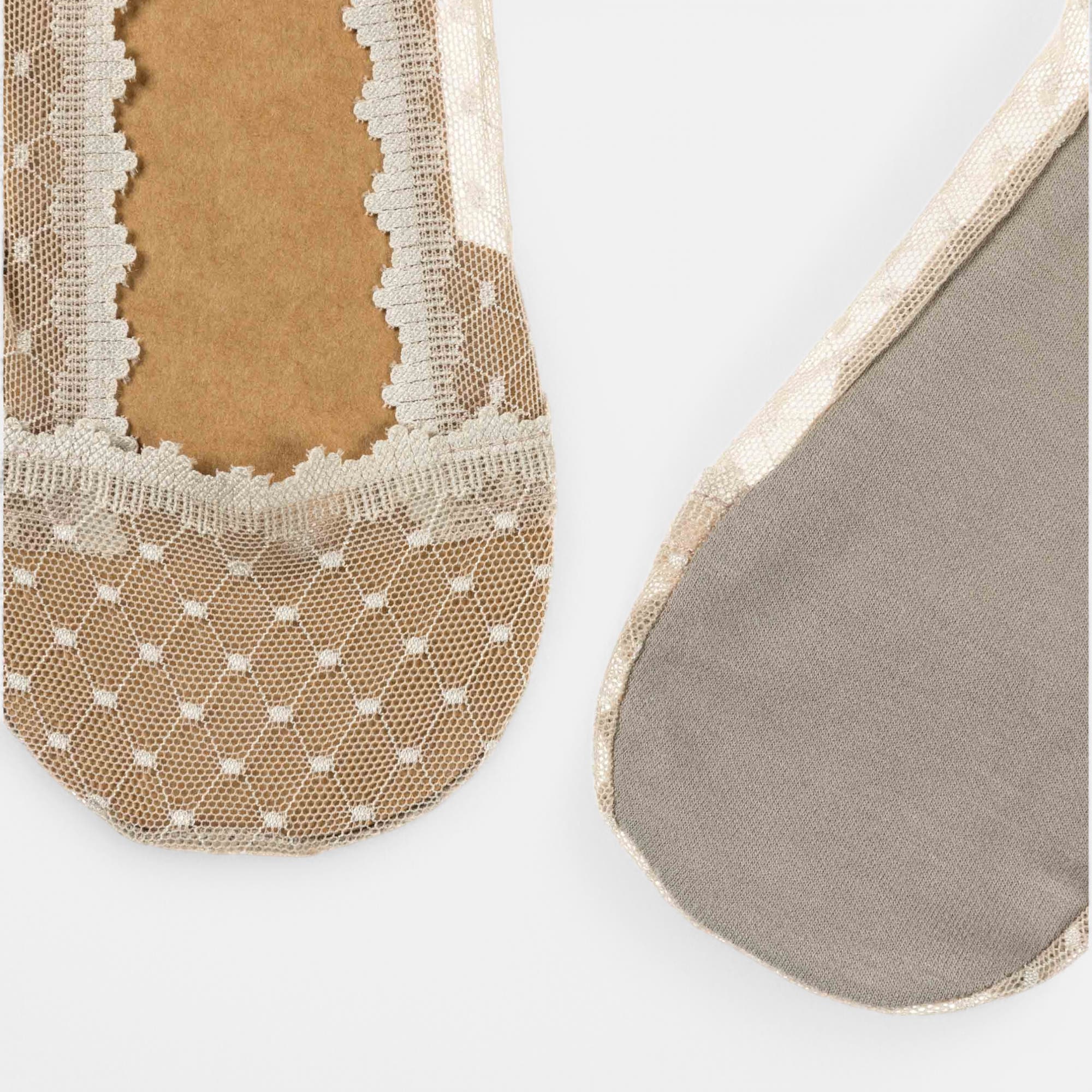 Mi-bas Femme beige