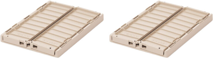 Liewood Weston Storage Box S 2-pack Lyserød