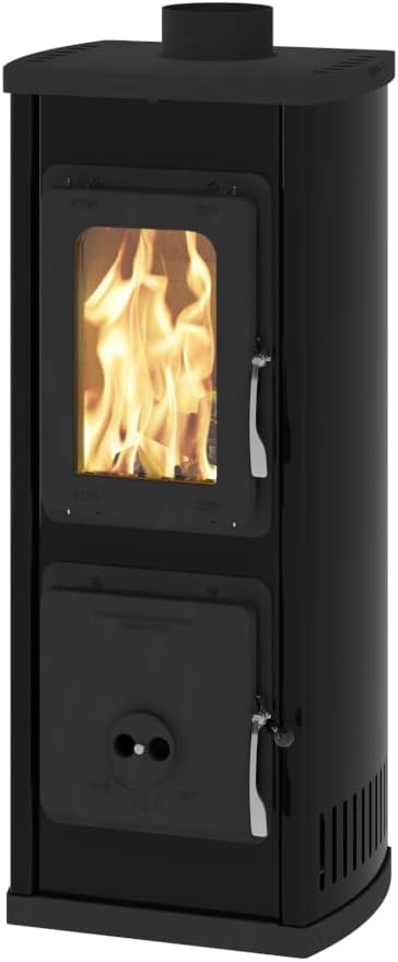 THROMA Holzofen | Verona B Top | Werkstattofen | 5 kW | Schwarz