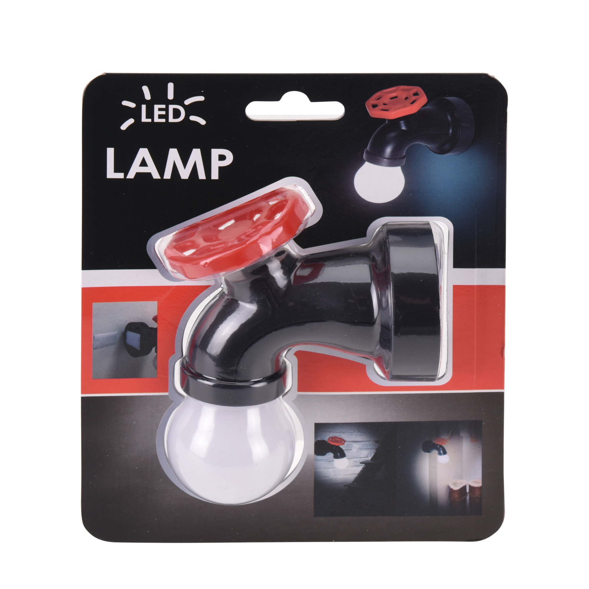 LED Lampe in Wasserhahn-Optik