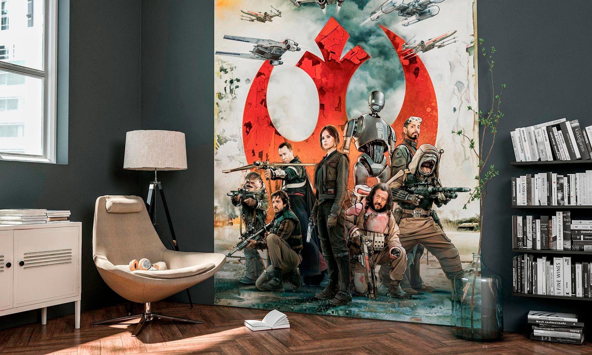 Komar Vliestapete »Digitaldruck Vlies -  Star Wars Rebels - Grösse 200 x 250 cm« bedruckt glatt Kinderzimmer