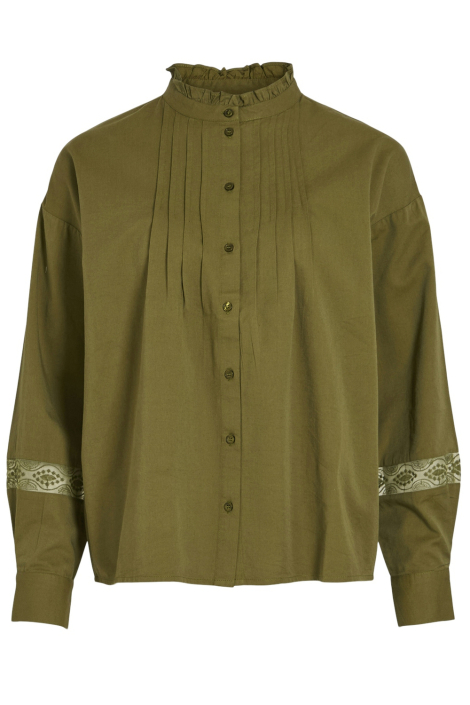 Vila groene dames blouse