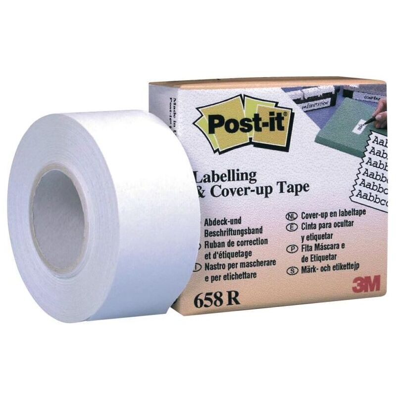 Post-it Korrektur- und Abdeckband Refill 658 R, 25.4 mm x 17.7 m, weiss