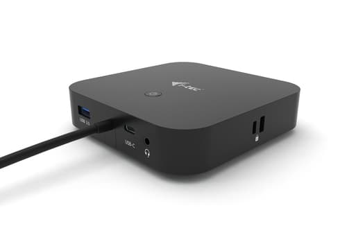 i-tec C31DUALDPDOCKPD65W, Ledningsført, USB 3.2 Gen 1 (3.1 Gen 1) Type-C, 65 W,
