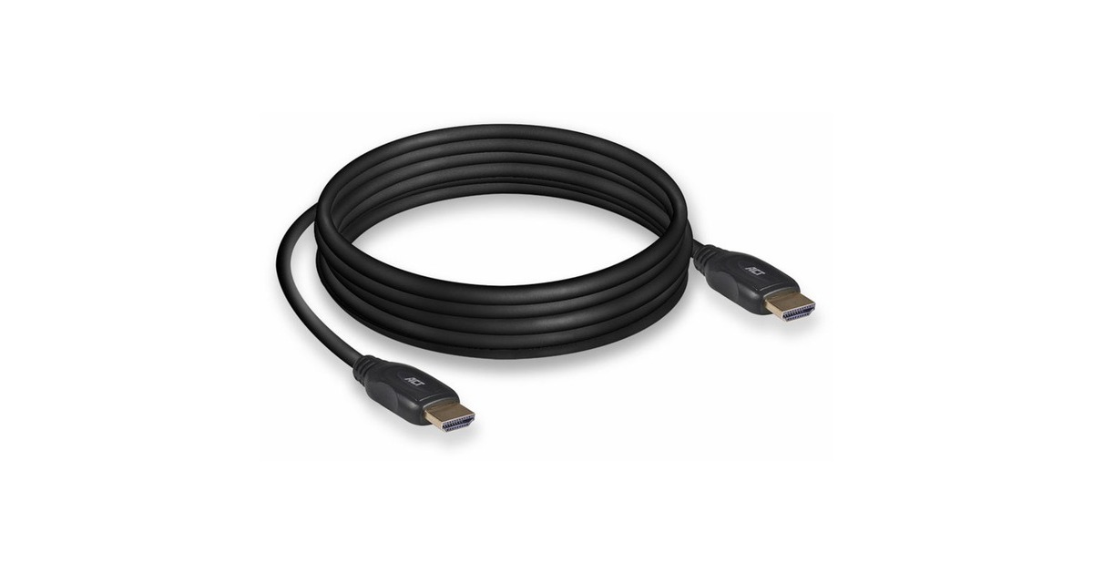 ACT Connectivity1,5 meter HDMI High Speed video kabel v2.0 HDMI-A male - HDMI-A male  (Zwart)