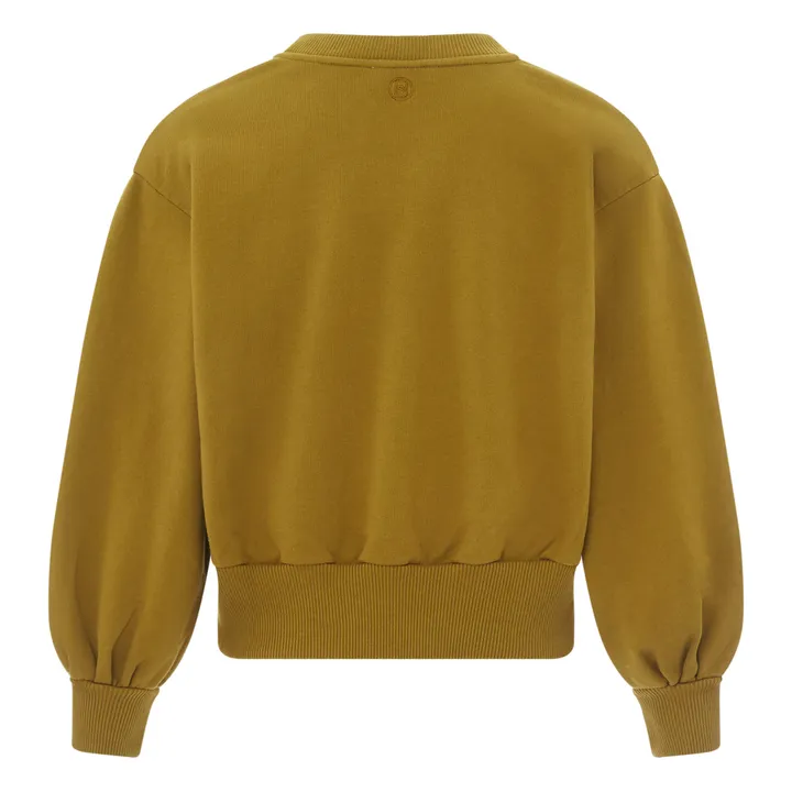 SMALLABLE BASICS Sweat Boxy Femme Molleton Bio | Mordoré
