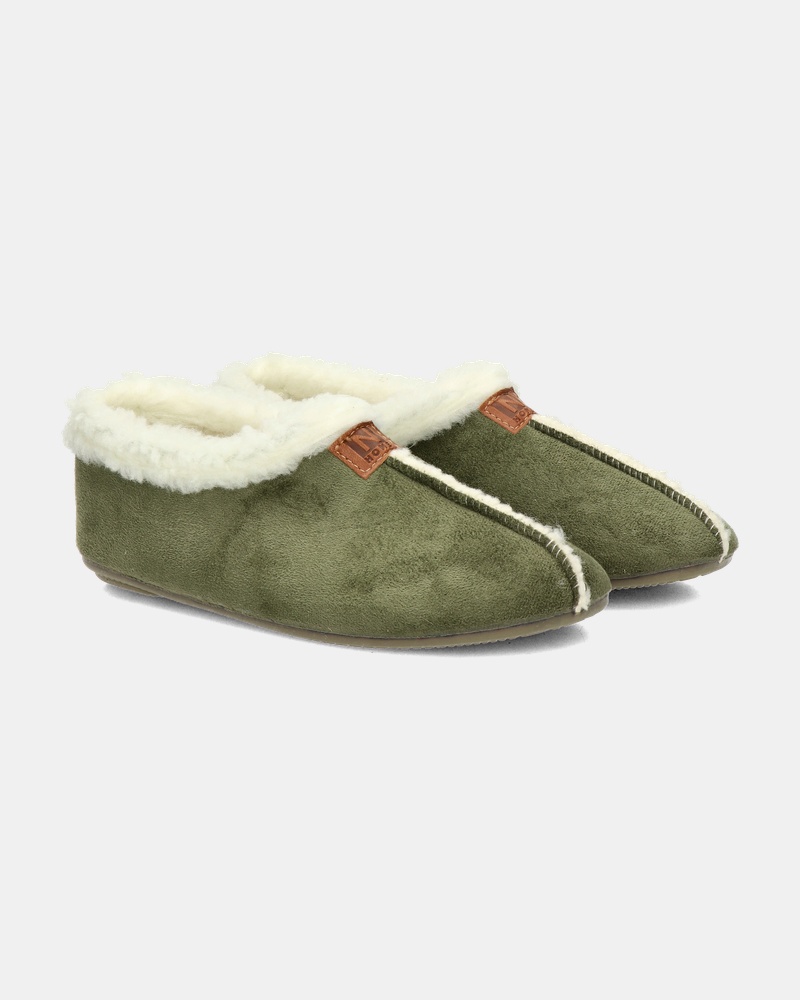 Nelson Home Pantoffels  - groen