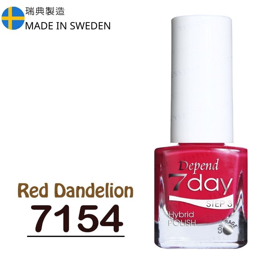 Depend Cosmetic - 7day Hybrid Polish 7154 Rode Paardenbloem