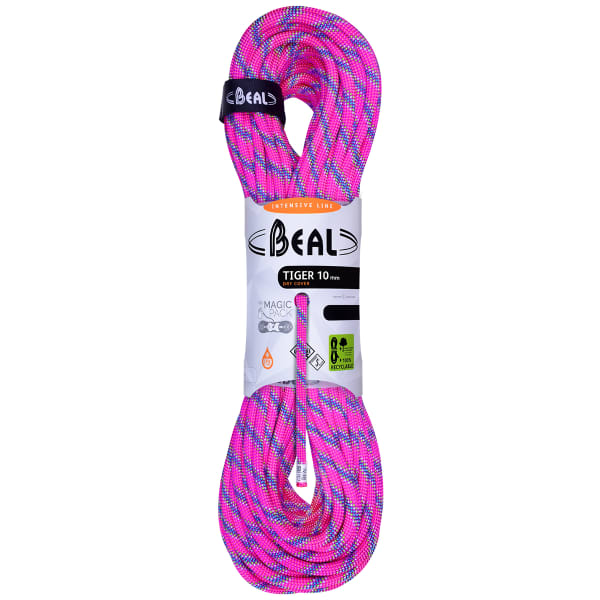 Corde alpinisme BEAL TIGER 10MM x 60M FUSCHIA