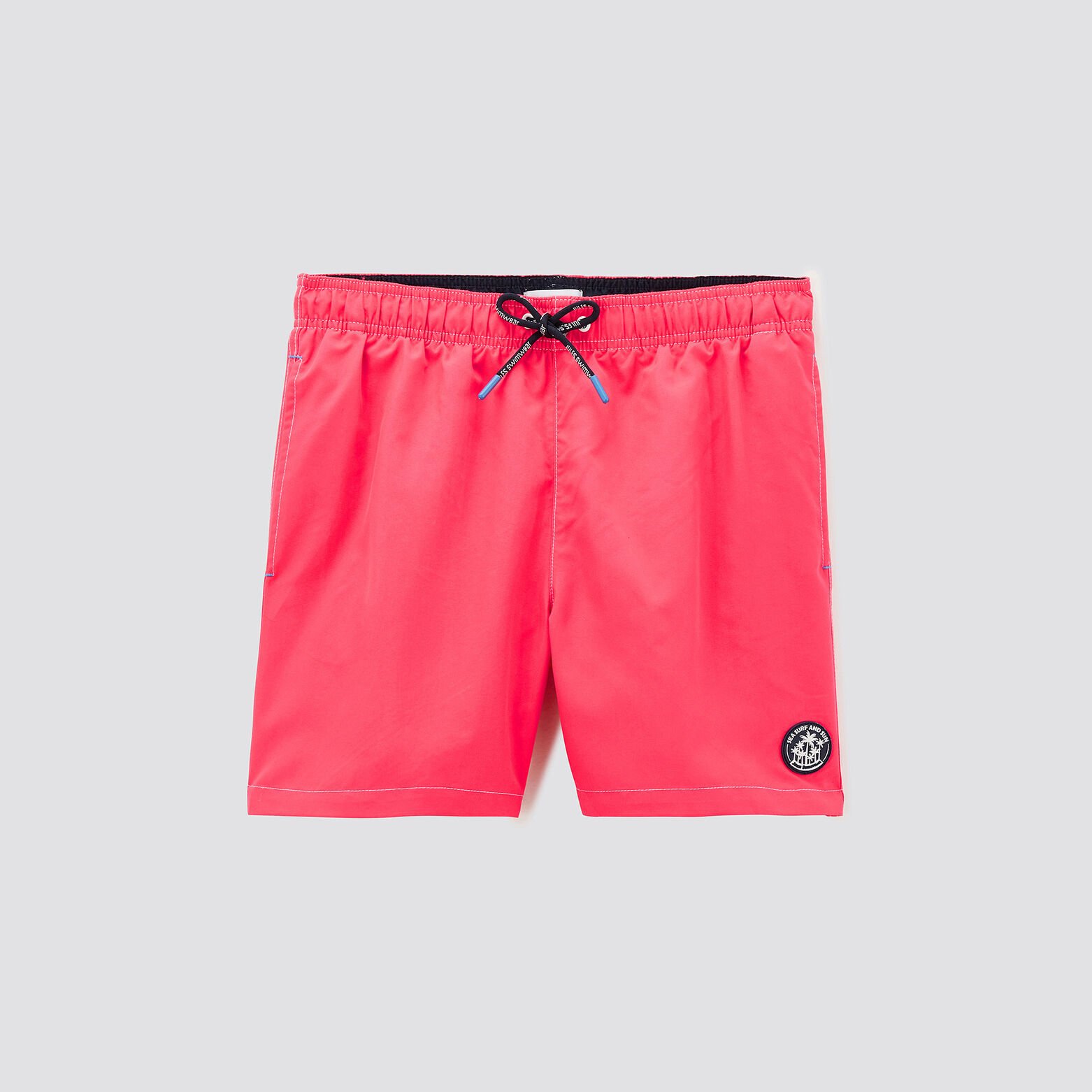 Maillot de bain uni Rose