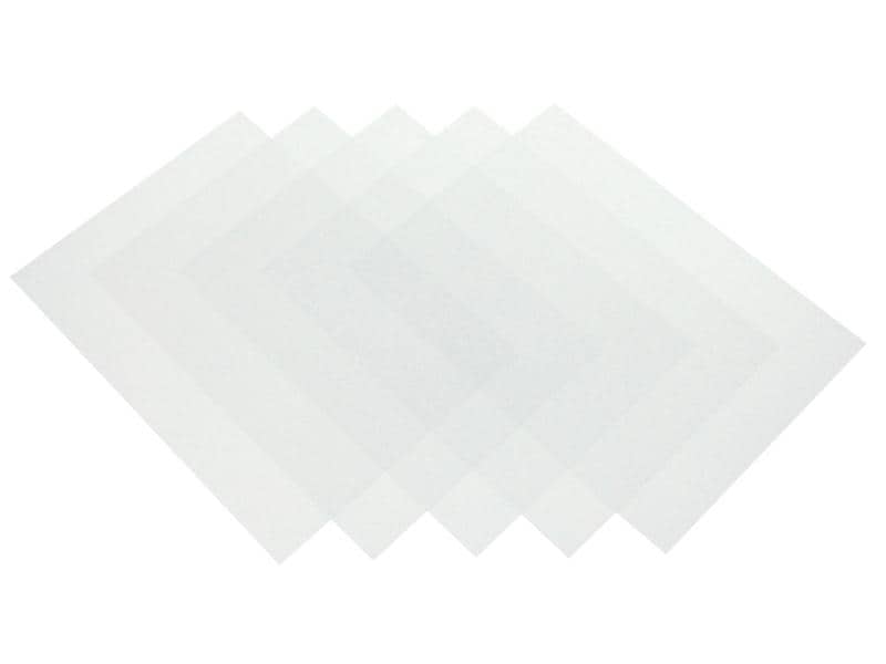 Fellowes Einbanddeckel A4, 150 µm, 100 Stück, Glatt, Transp Transparente Deckblätter zum Binden