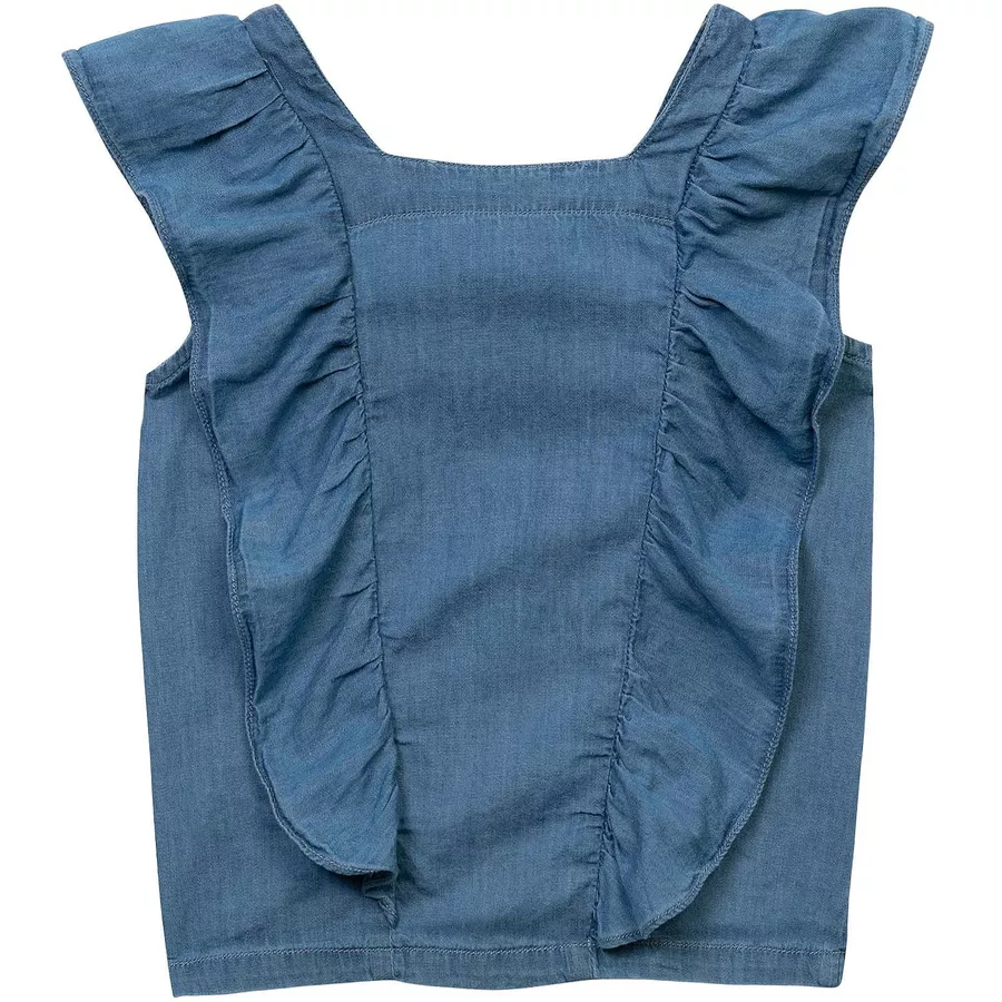 MINOTI T-Shirt und Shorts im Set Denim-Blau