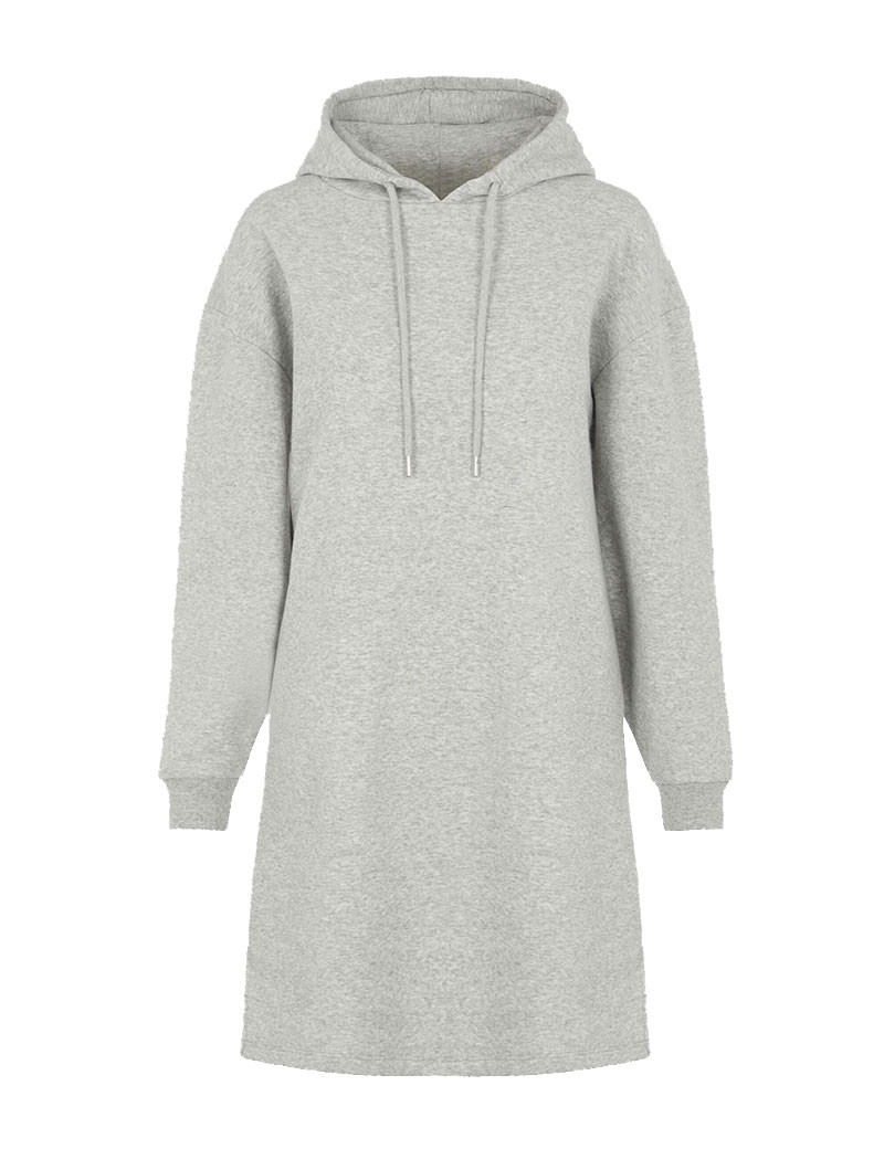 PIECES ROBE SWEAT CAPUCHE CHILLI GRIS