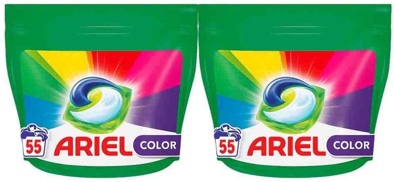 Ariel - 3in1 Pods Color - Wasmiddel - 55 Stuks