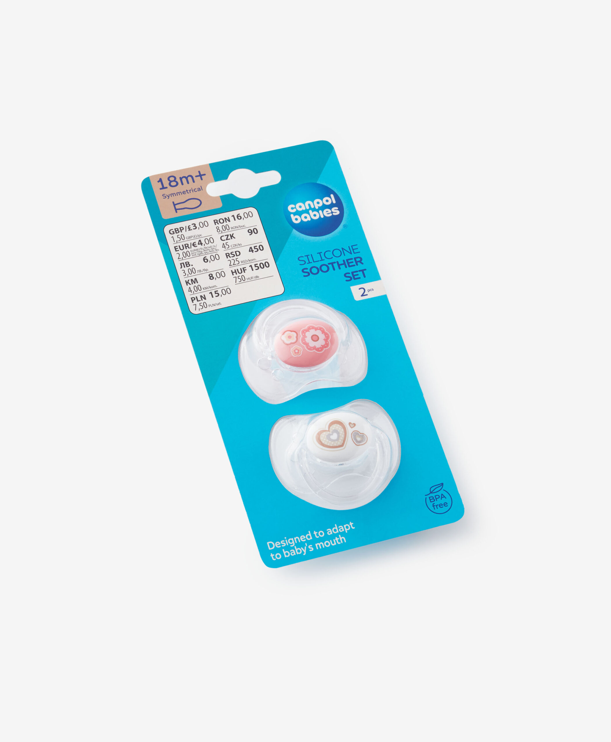 Canpol Babies Schnuller, 2er-Pack