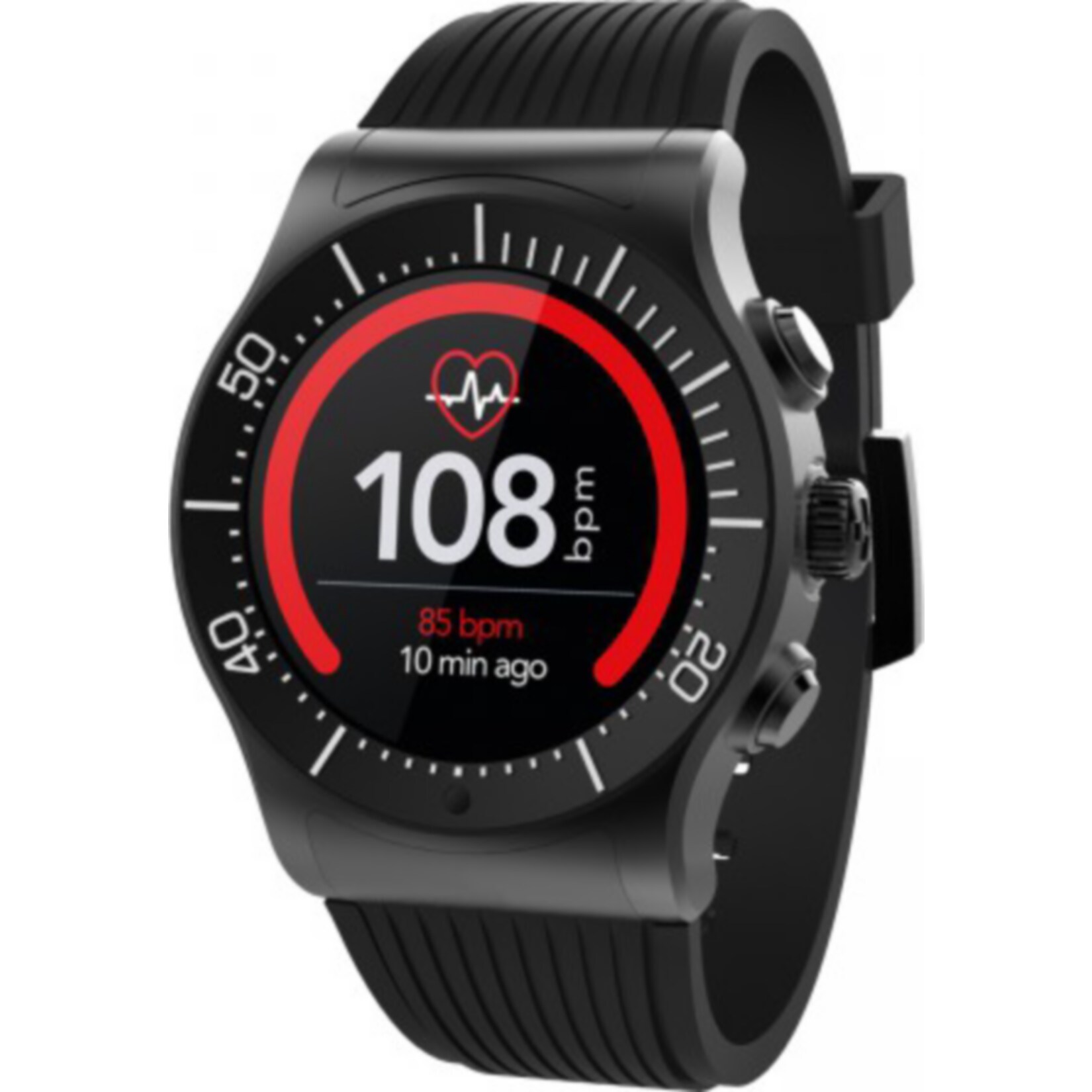 MYKRONOZ ZeSport Multisport GPS Smartwatch schwarz