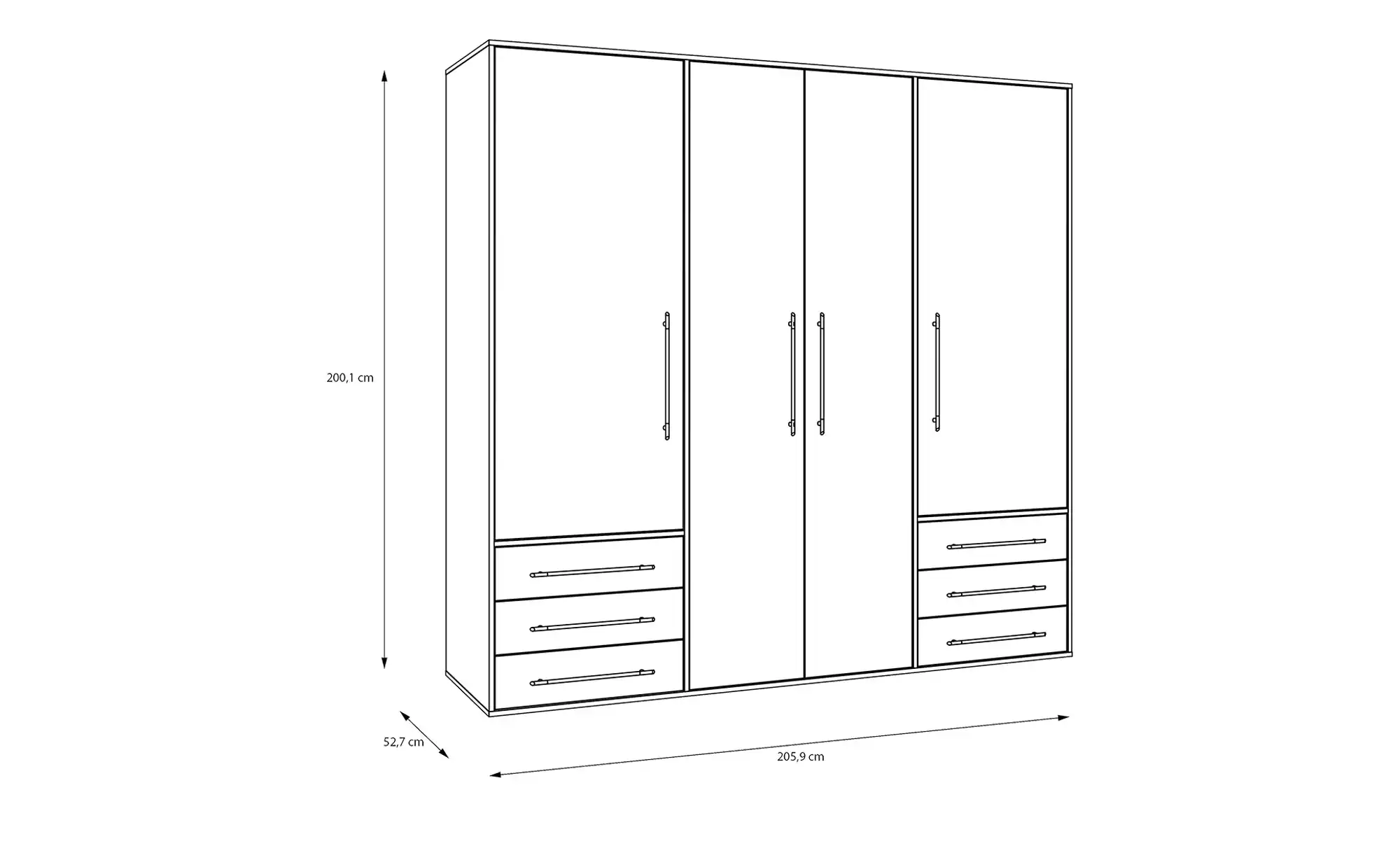Kleiderschrank Morley