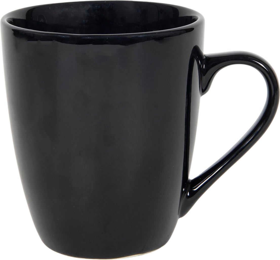 Mok Basic zwart D 9 H 10 cm