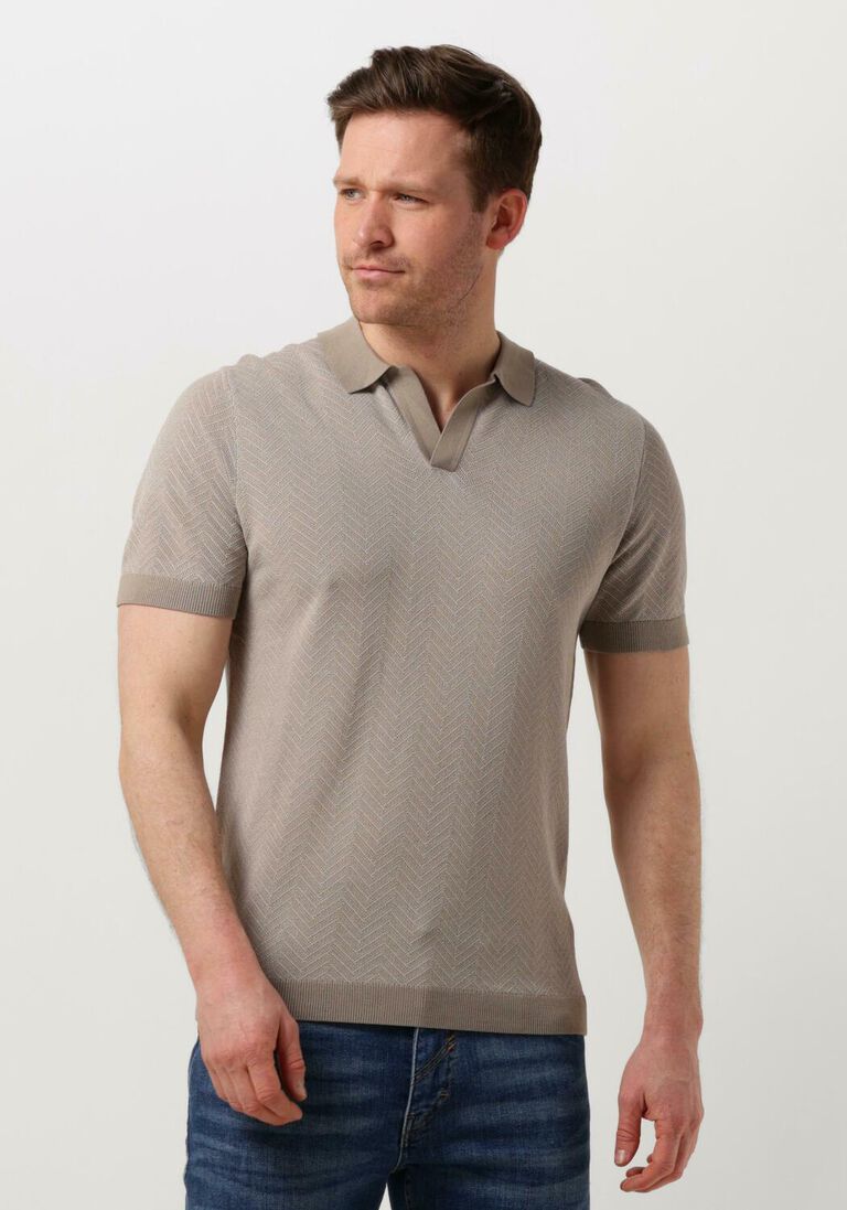 DRYKORN beige drykorn polo braian