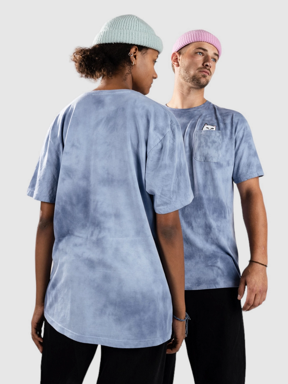 RIPNDIP Lord Nermal T-Shirt slate lightning wash