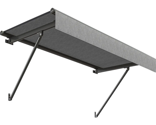 SCALA luifelframe RAL 8022 zwartbruin 120x90 cm stofdesign 8396