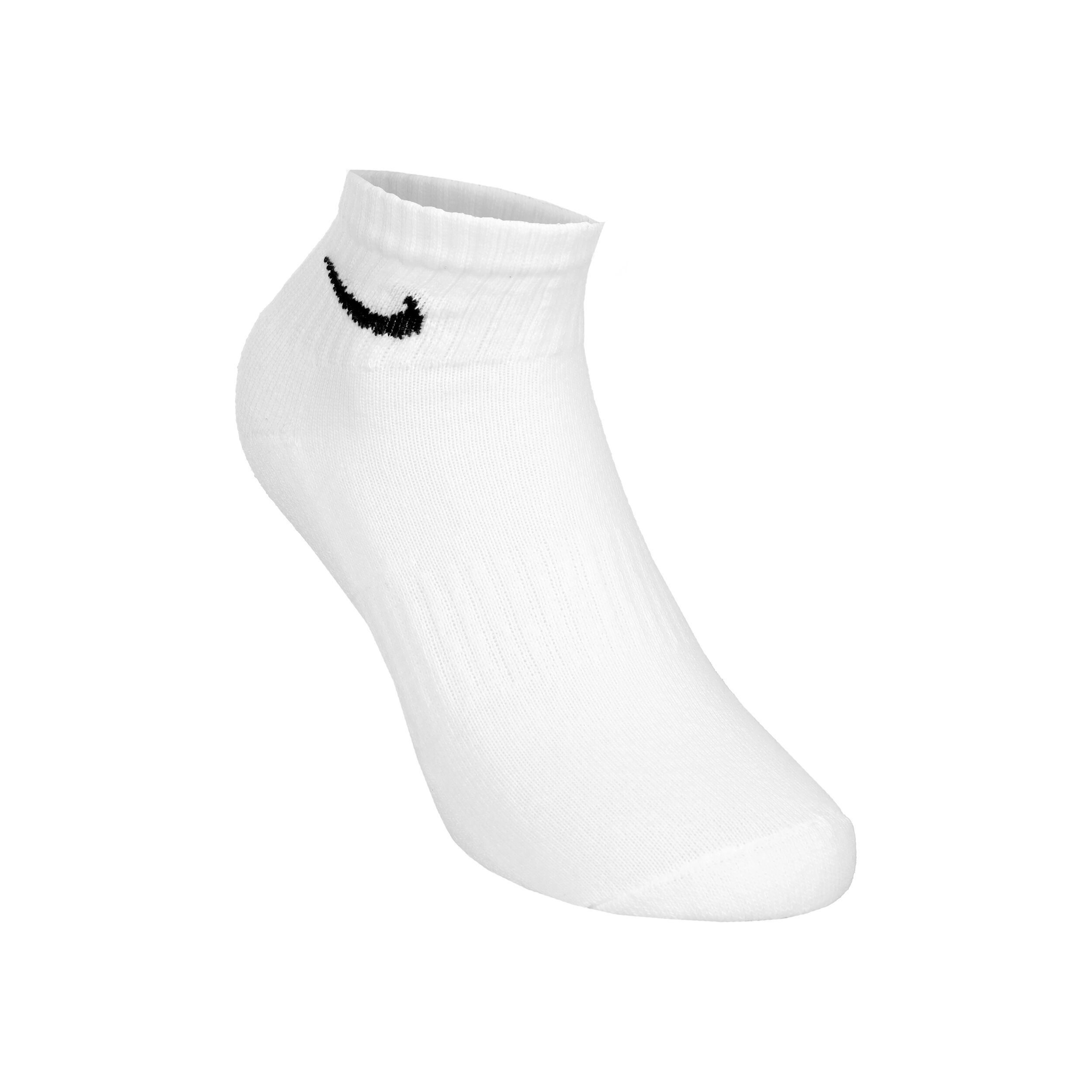 Nike Everyday Cushioned Ankle Chaussettes De Sport Pack De 6 - Blanc , Noir