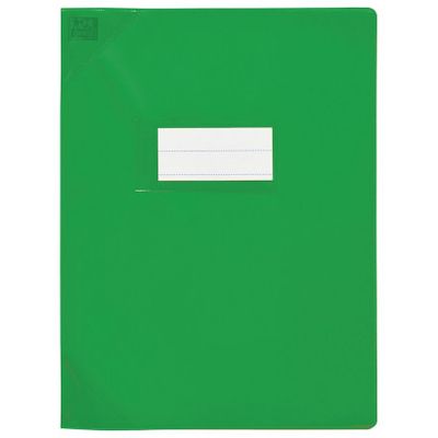 Oxford Strong Line - Protège cahier sans rabat - 17 x 22 cm - vert opaque