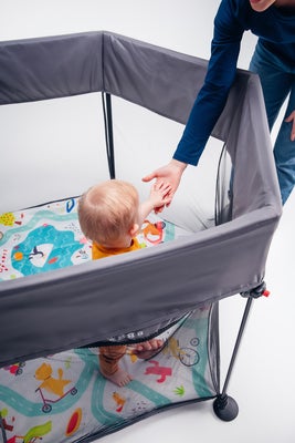Lionelo ROEL Lekegrind  for Barn & Baby, Grey Multicolor