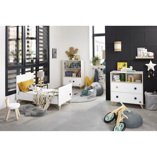 Oslo Little Big Bed 70x140   70 x 140 cm   de               Sauthon Baby's Sweet Home