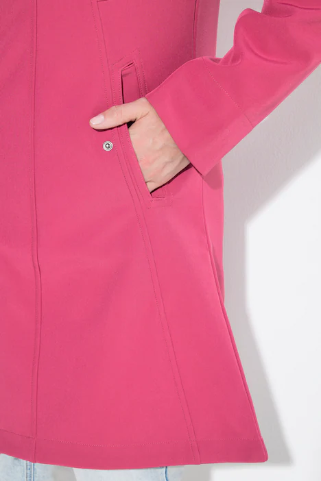 HYPRAR Softshelljacke, wasserabweisend, 2-Wege-Zipper, granatpink