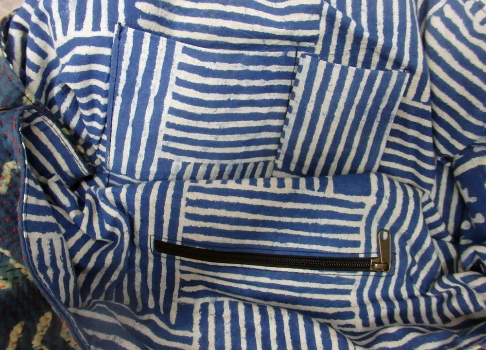 Strandtasche BLUE MOON batik