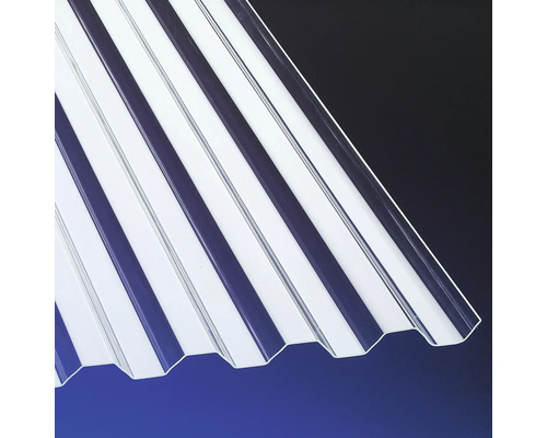 Gutta Acrylaat Golfplaat Trapeziumvormig 76/18 Helder Slagvast 2000 mm x 1045 mm x 1,5 mm