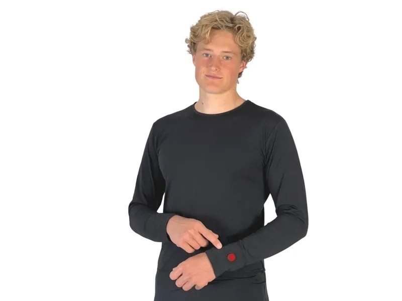 Glovii GJ1L, Skjorte, Voksen, Hanstik, Sort, L, Udendørs