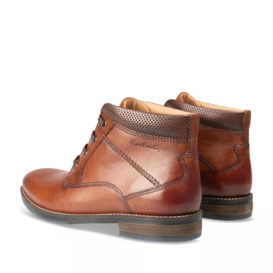 Bottines COGNAC PIERRE CARDIN