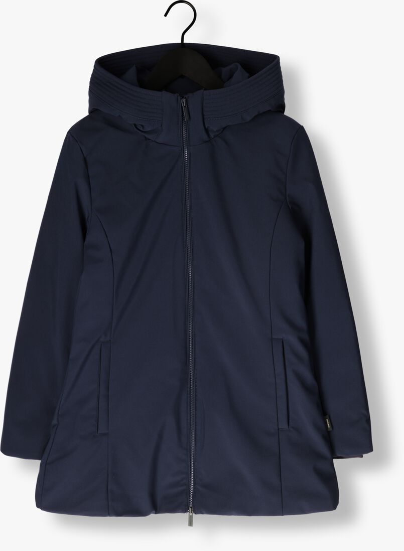 donkerblauwe woolrich jack firth down parka