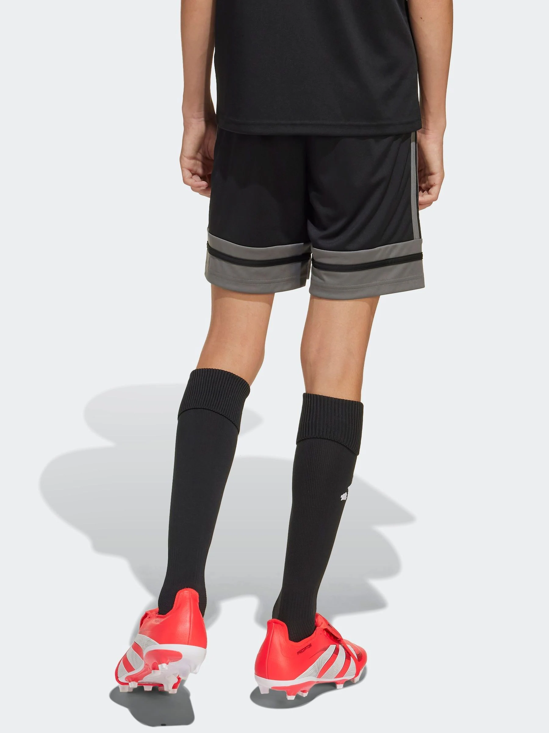 Zwart/chroom - adidas Squadra 25 kindershorts
